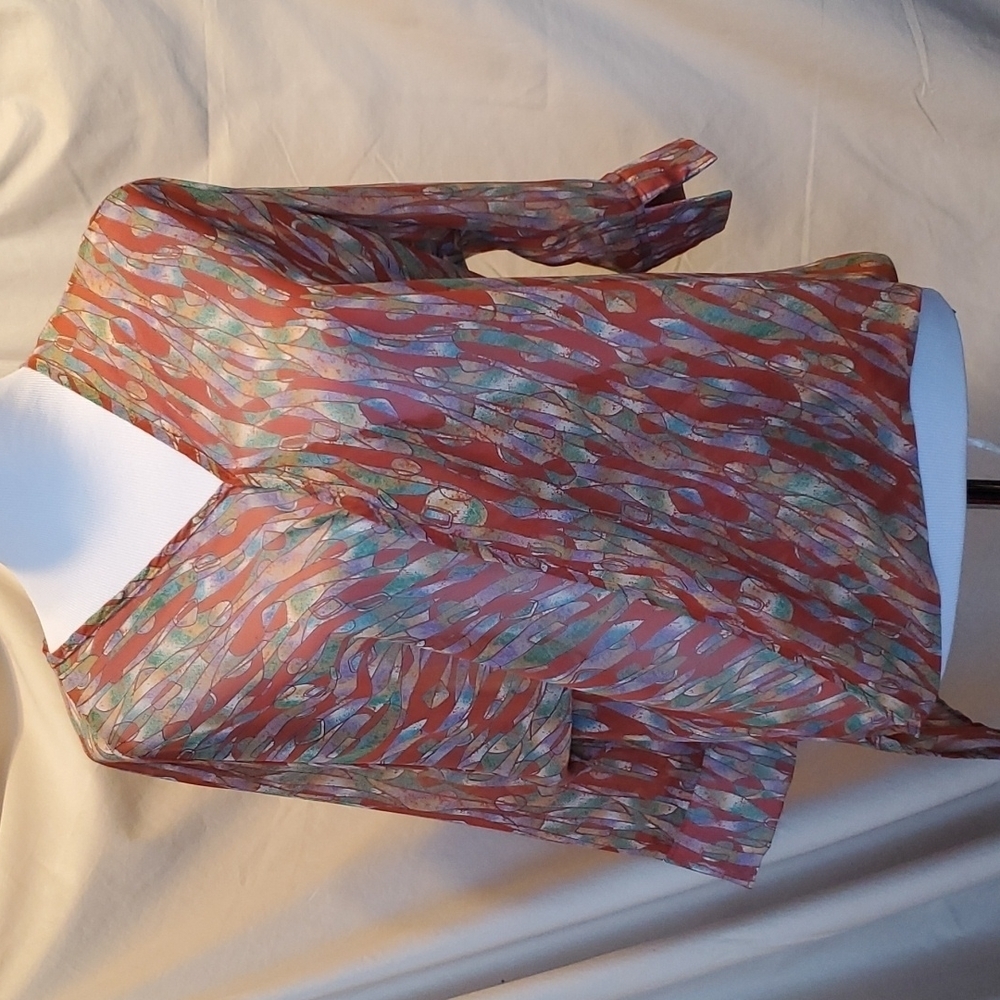 Jay Sheer Blouse SZ SM